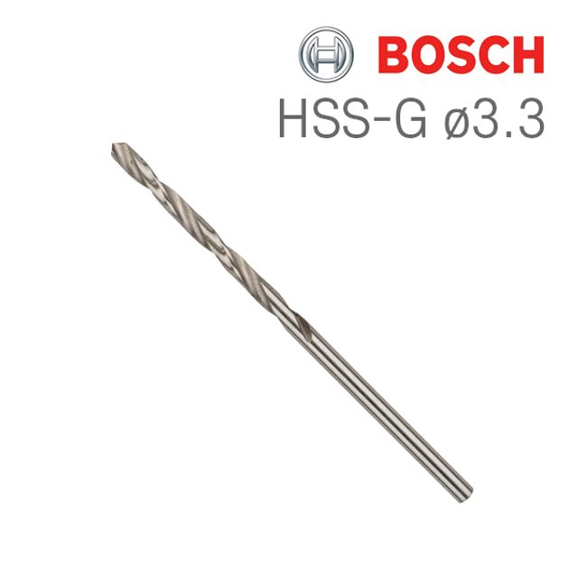 보쉬 HSS-G 3.3x36x65 HSS 메탈드릴비트(10개입)