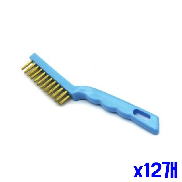 작업공구용 브러시 소 않는 x12개 녹슬지 황동 황동브