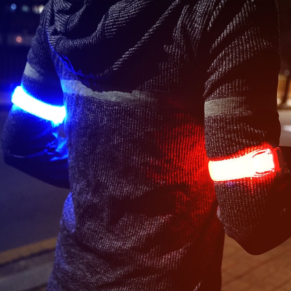 자전거 후미등 야간 스포츠 조깅 LED 암밴드 라이트