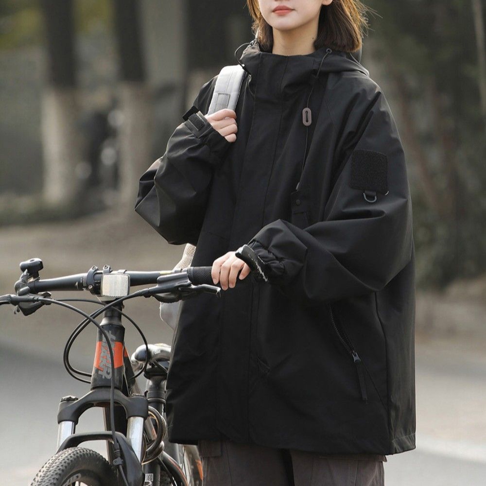 남녀공용 제이 후드 바람막이 아웃도어 간절기 자켓