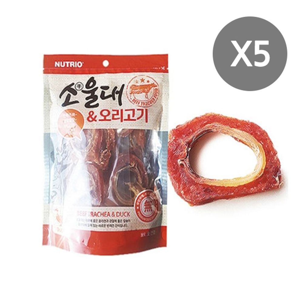 애견 오리가슴살 스트레스완화 일상 소울대 껌 140g 5