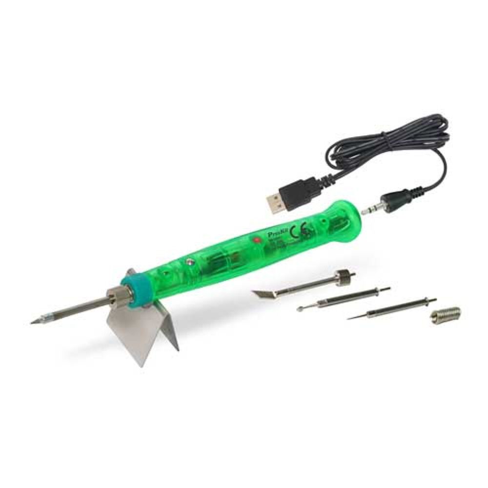 Coms PROKIT USB 3D 납땜 인두기 공구 용접 여분팁