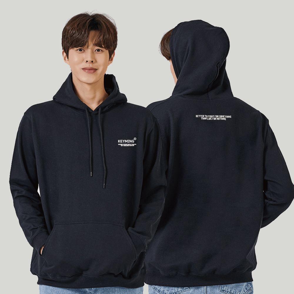 키밍 계획 실행 맨투맨 후드티