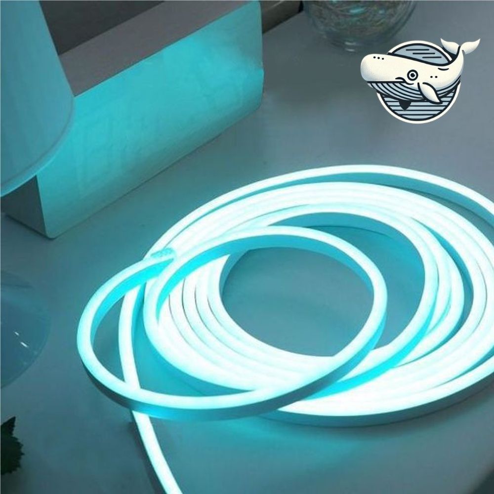 스카이블루 LED 바 조명 실내 인테리어
