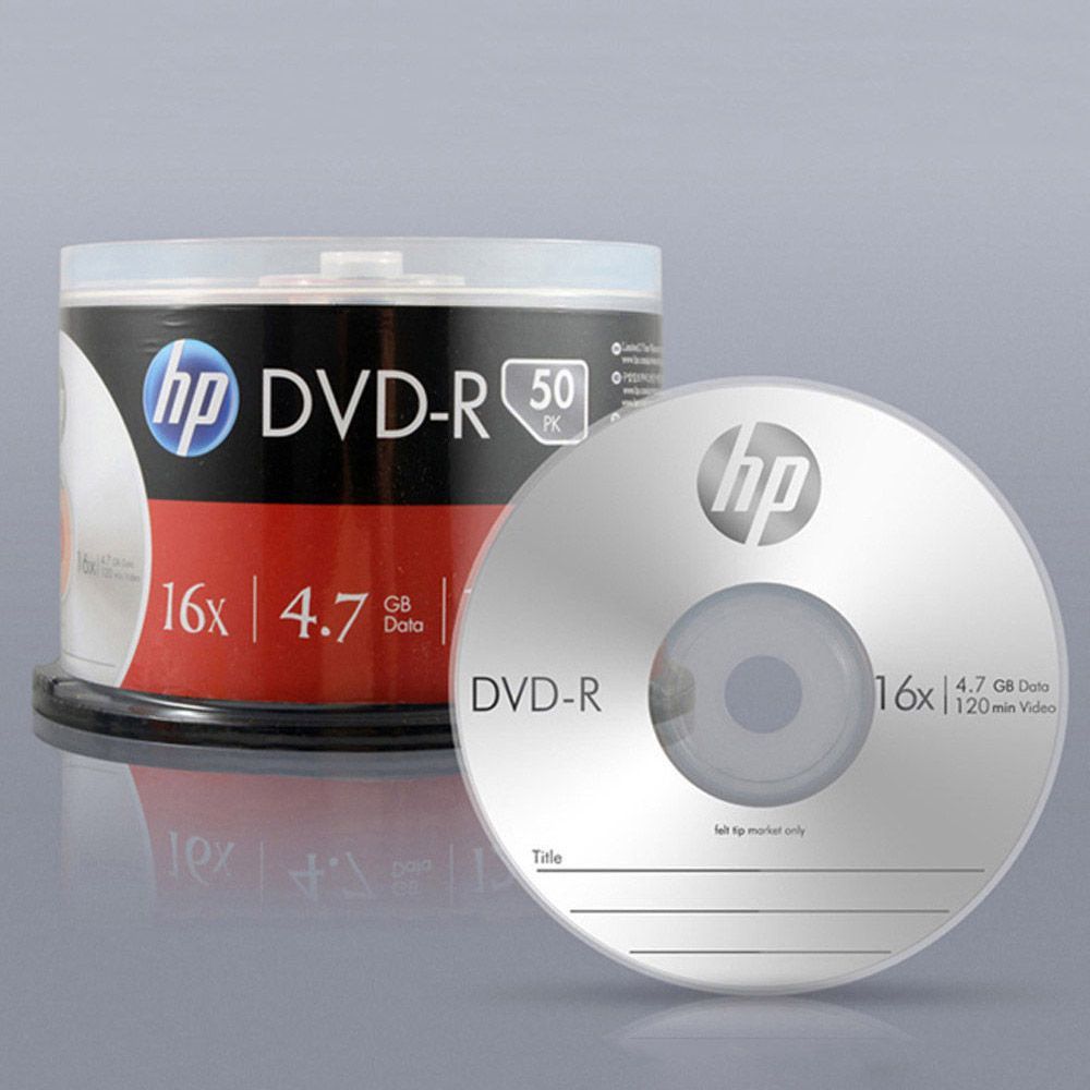HP Media DVD-R 16x 4.7GB 50P 케익 케이스
