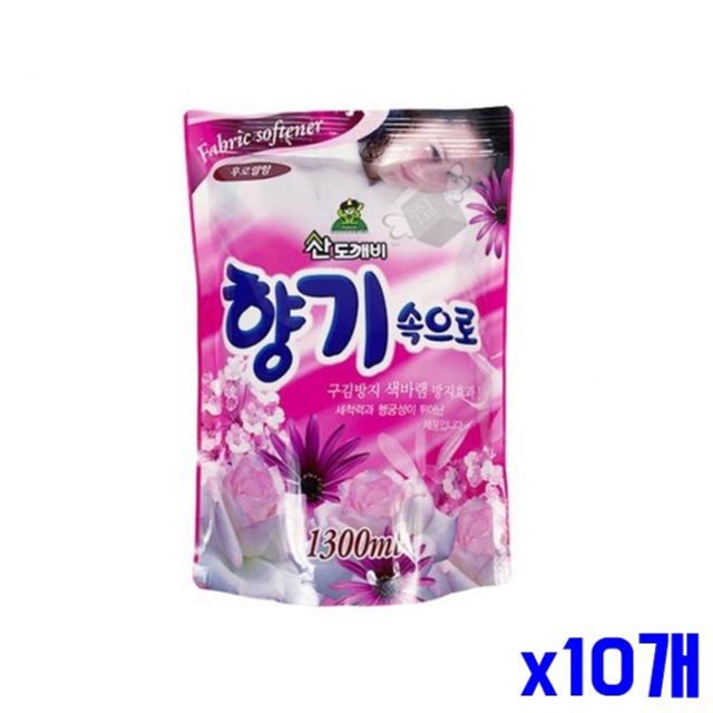 후로랄 피부보호 섬유유연제 리필 1300ml x10개