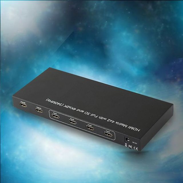 Coms HDMI 선택기 4대2 4K x 2K 3D 공유기 영상분배기
