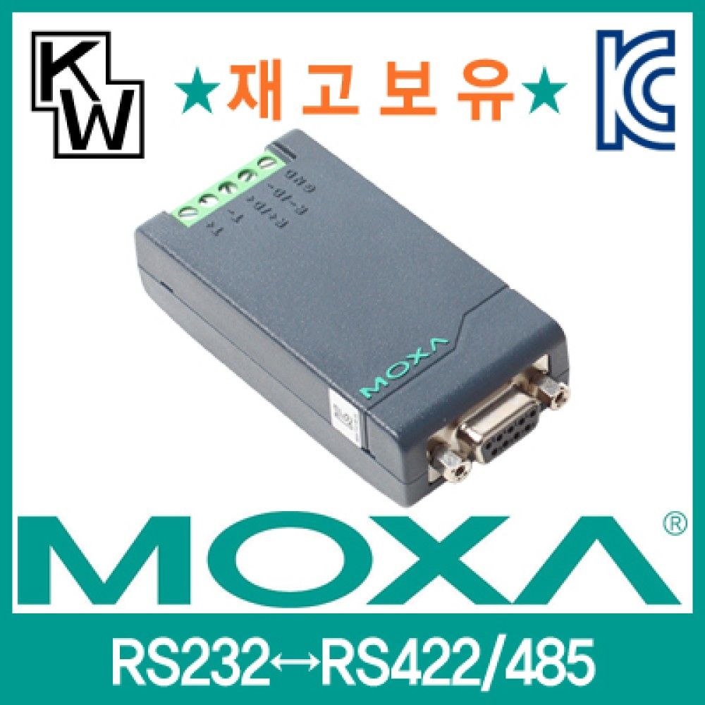 MOXA TCCJS80 RS232 to RS422JS485 컨버터