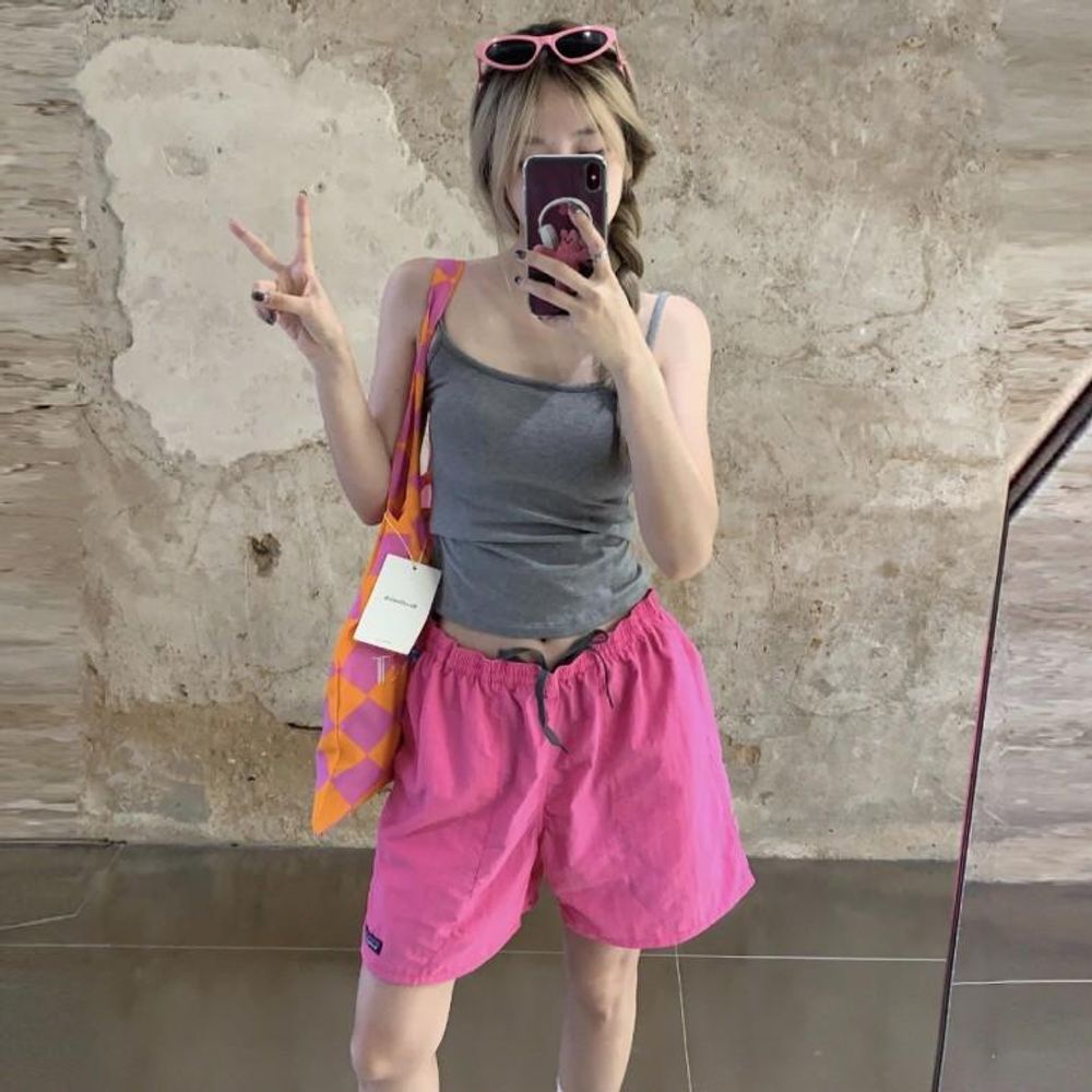비치웨어 숏팬츠 나일론 여름 스윔 반바지 수영 바스