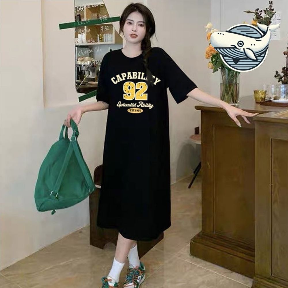 여름 프리사이즈 원피스 루즈핏 홈웨어 반팔