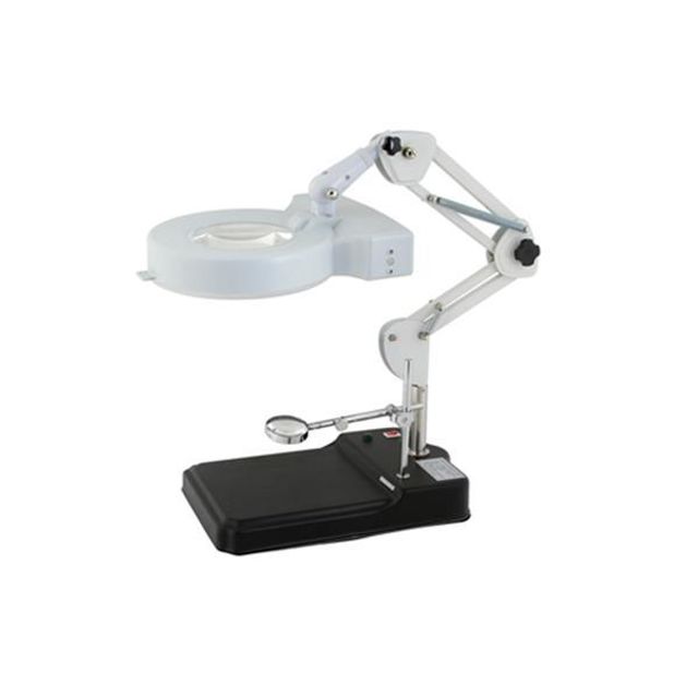 49649 조명확대경-탁상형이중렌즈 BD102A-5-13X