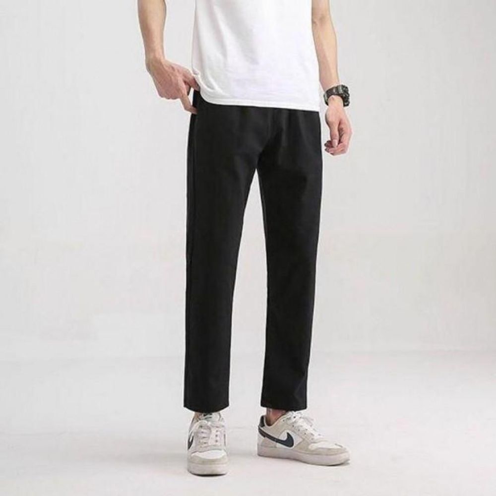 베이직 일자 밴딩 팬츠 슬랙스 데일리 남성 여름 작업