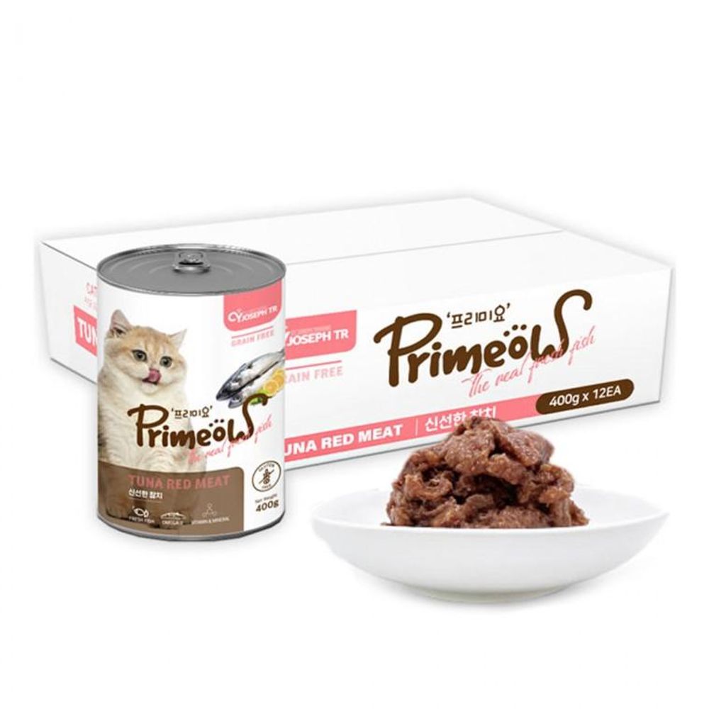 프리미요 캣캔 x 신선한 박스) 고양이 간식캔 캣통조