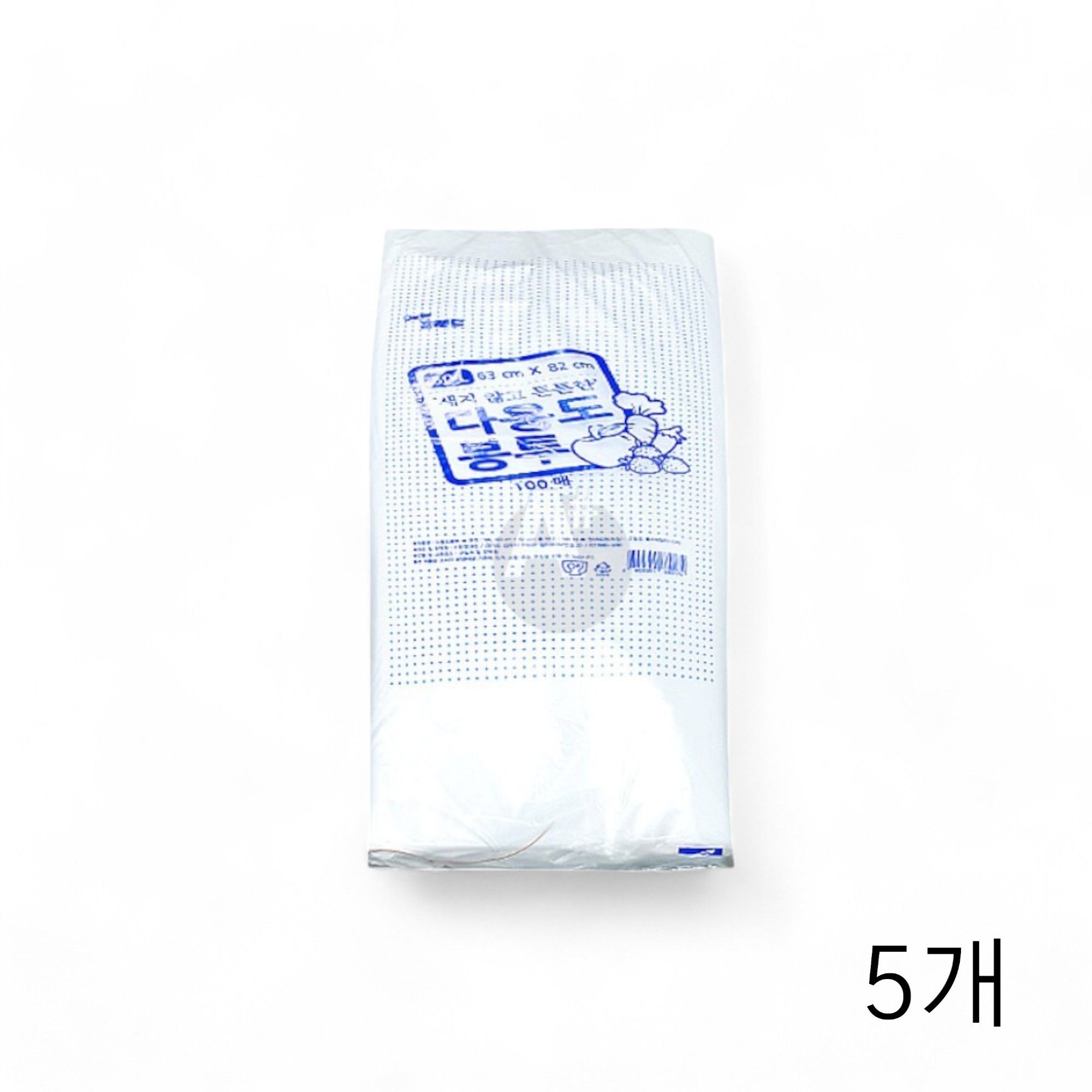 에코프랜 다용도봉투 흰색 50L (63x82cm) 100매X5개