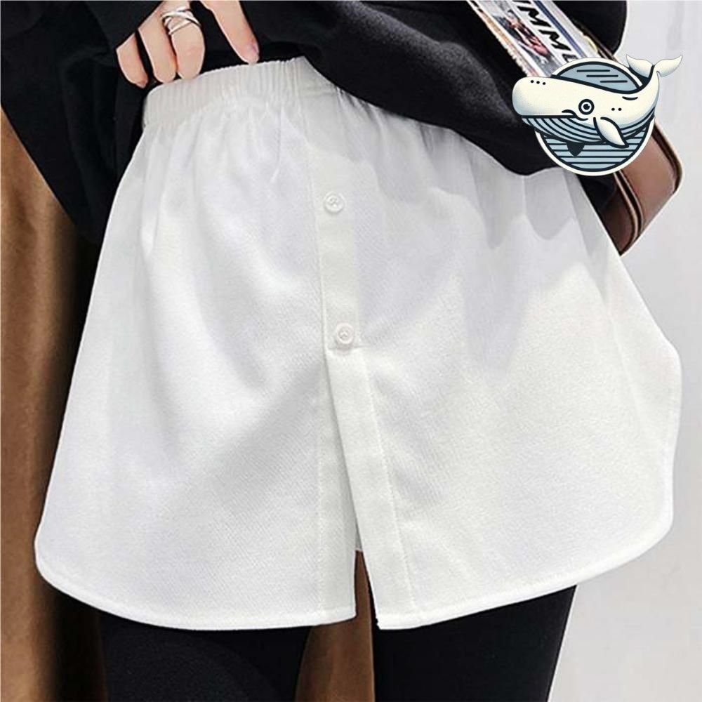 편안한 여름 레이어드 스커트 단추 포인트