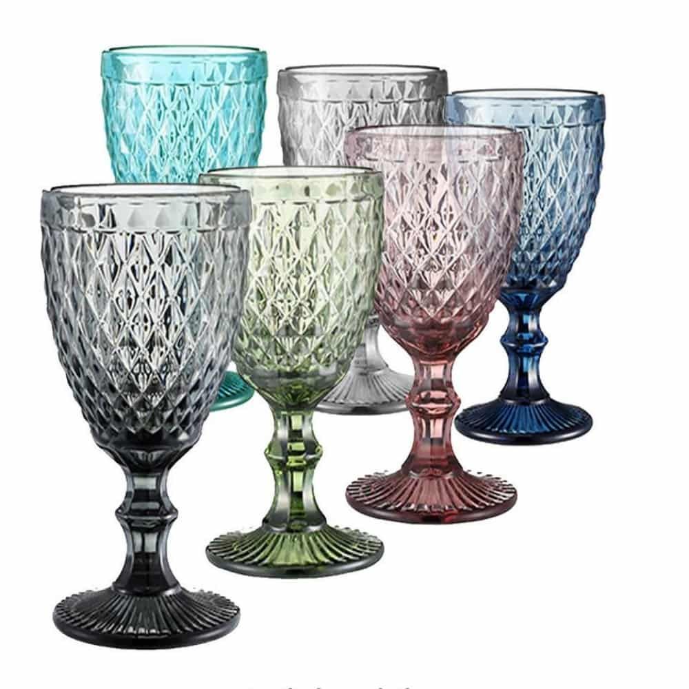 유리 고블렛잔 세트 레드와인잔 유리잔