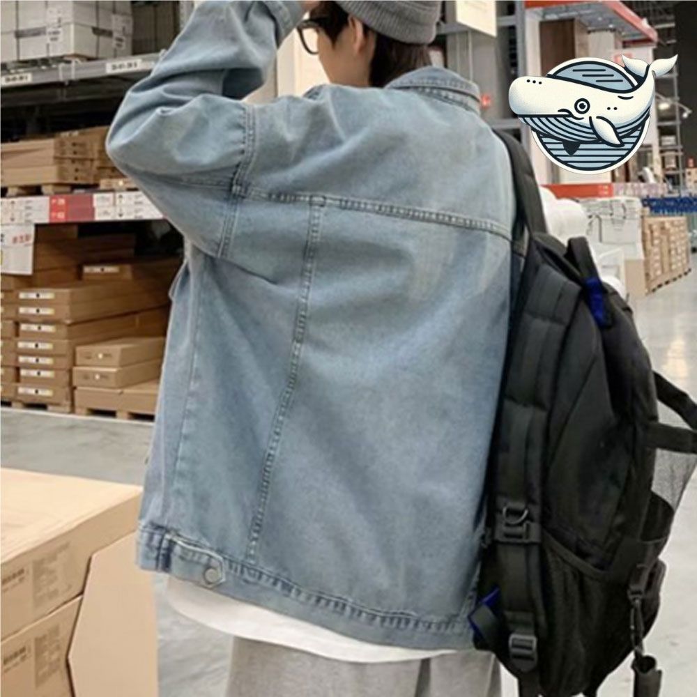 루즈핏 남성 청자켓 빈티지 데님 아우터 가을