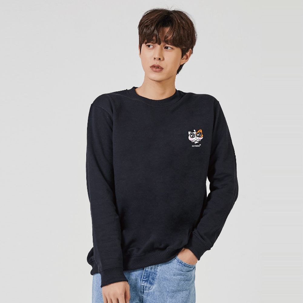 키밍 고양이 맨투맨 후드티 그래픽 HC