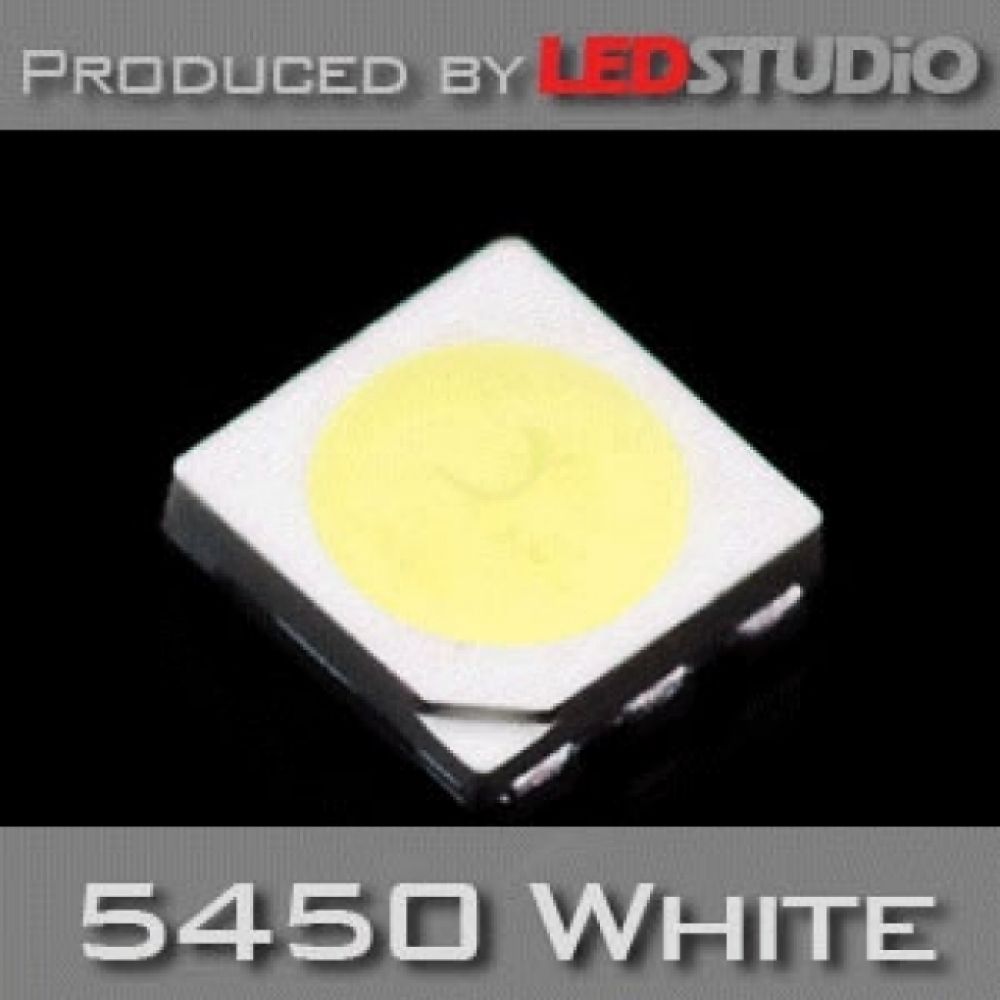 SMD 5450 3Chip LED (60mA) - White 6000K (1000ea)