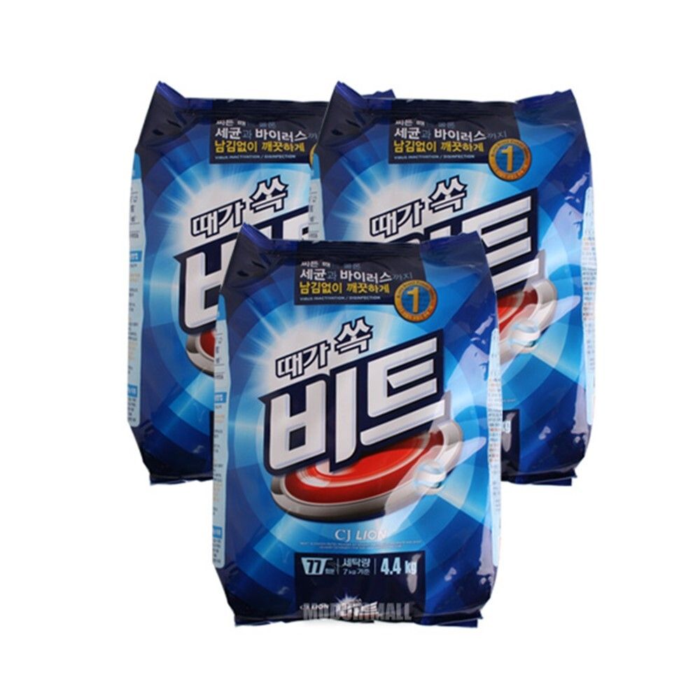 때가쏙 비트 리필 4.4kg 3개