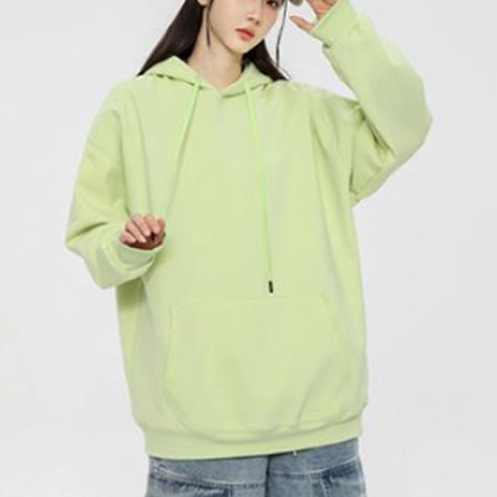남녀 무지 맨투맨 후드티 1P 오버핏 티셔츠 커플티