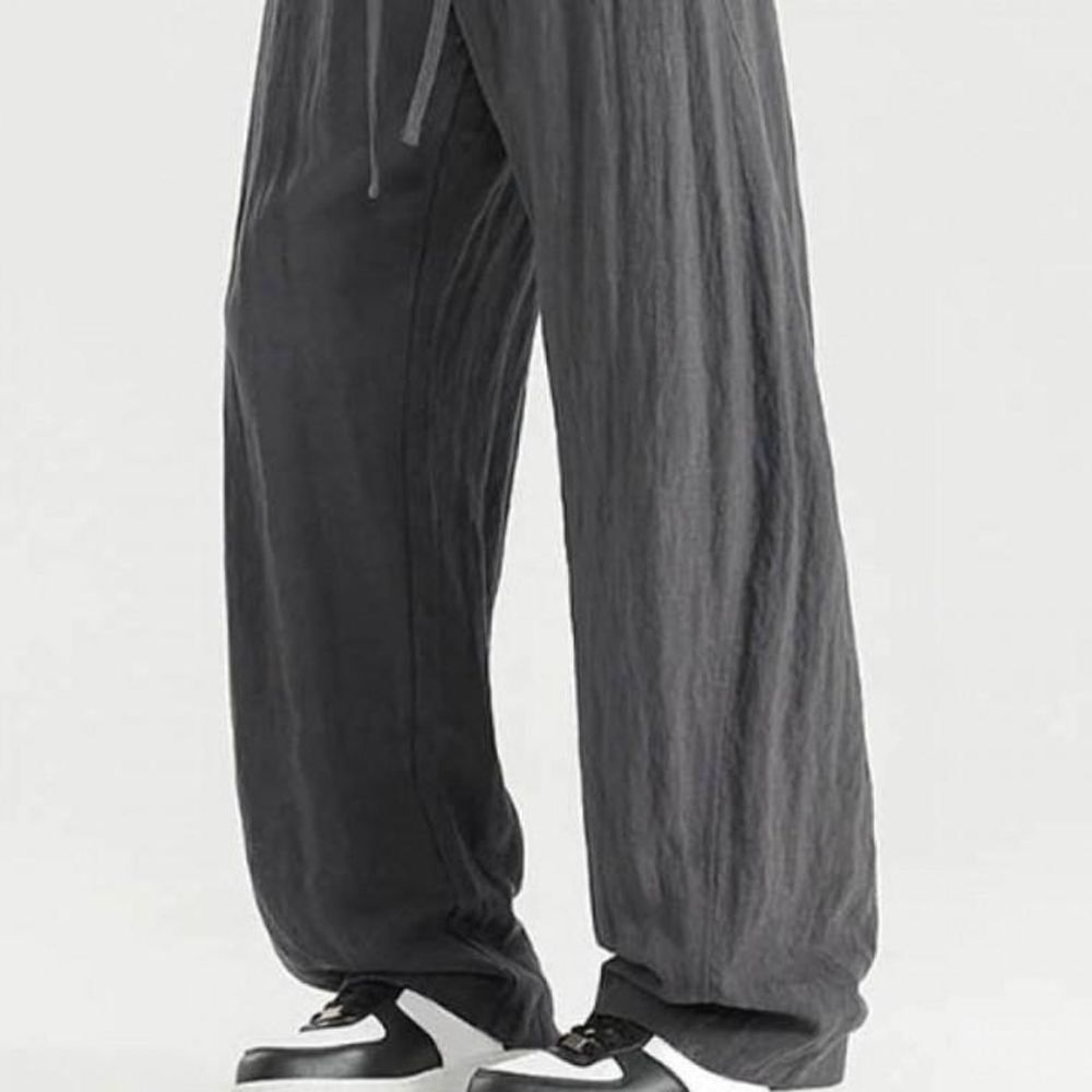 디자인 통바지 데일리 허리밴딩 스타일 통바지 허리밴