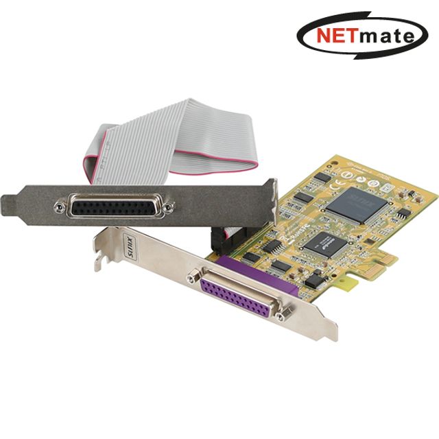 Netmate PCI-e 2포트 패러럴카드/프린터카드