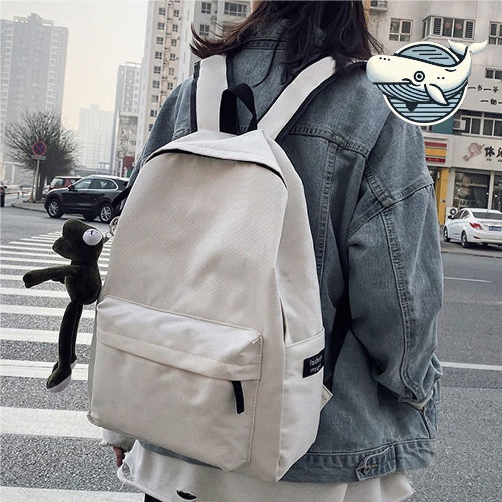 가벼운 학생용 백팩 심플 디자인 일상용 책가방