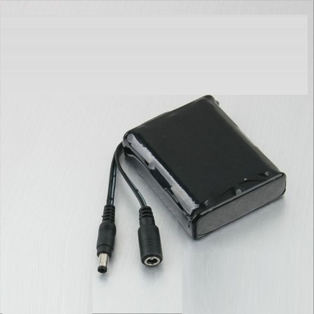 18650 충전지 팩 Y자형 DC12V 2.6Ah 3.7V 2600mAx3ea
