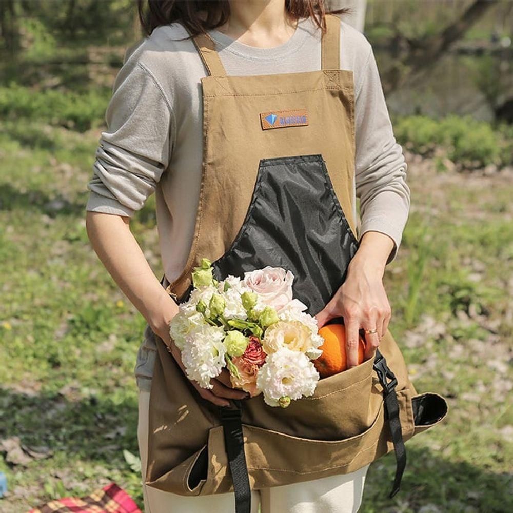 앞치마 채집 야채따기 수확 주머니형 작업용 농장 매
