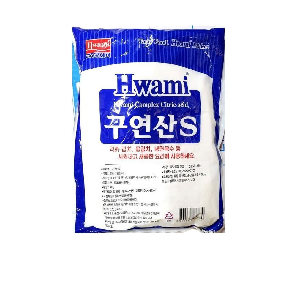 식자재 식재료 유통 구연산 화미 3K x8개