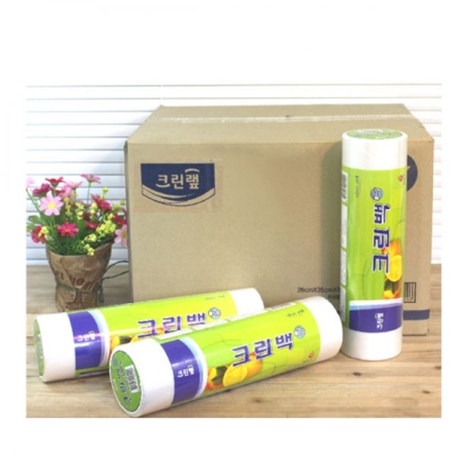 BOX 크린백 롤타입 (30x40cm) 500매 12개입 위생백