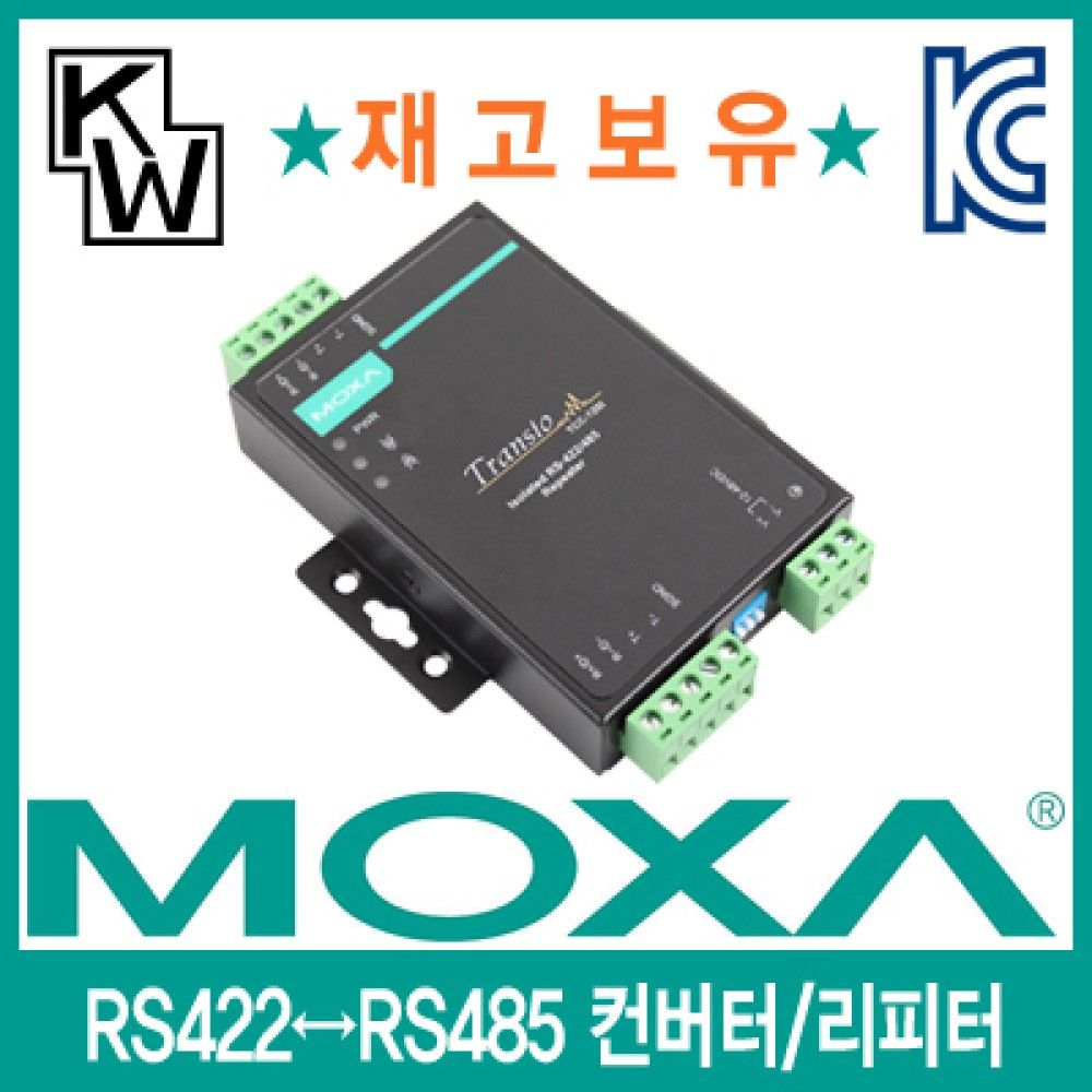 MOXA TCCJS120I RS422 to RS485 아이솔레이션 컨버터J