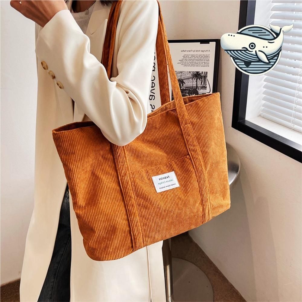 캐주얼 데일리 코듀로이 숄더백 빈티지 디자인