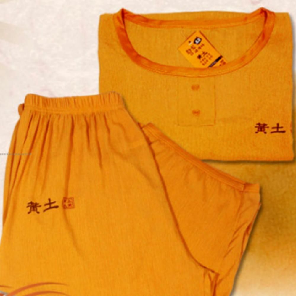 황토 상하의세트 찜질복 사우나복 파자마 잠옷 세트