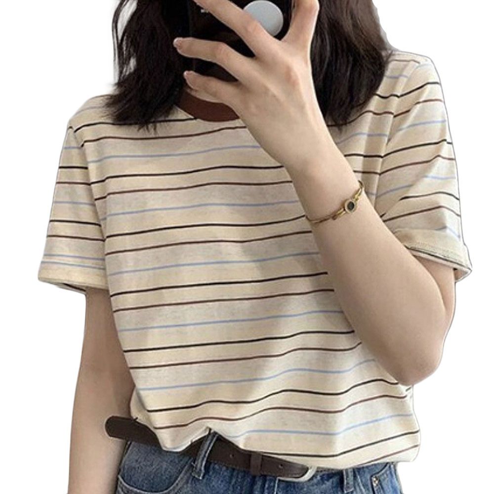 데일리 여성 반팔티 신상 여름 인기 라운드 티셔츠
