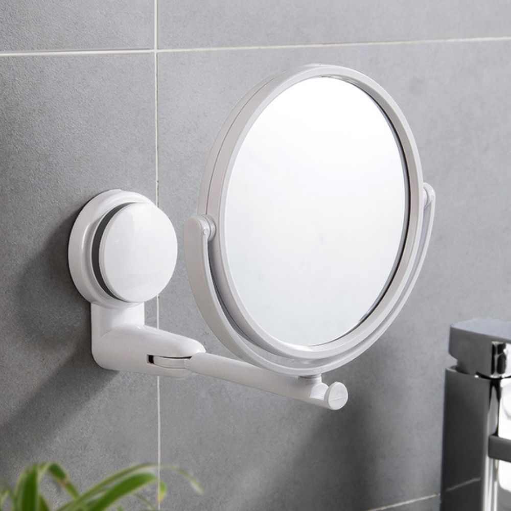 무타공 회전 욕실 거울 화장 양치 면도 거울