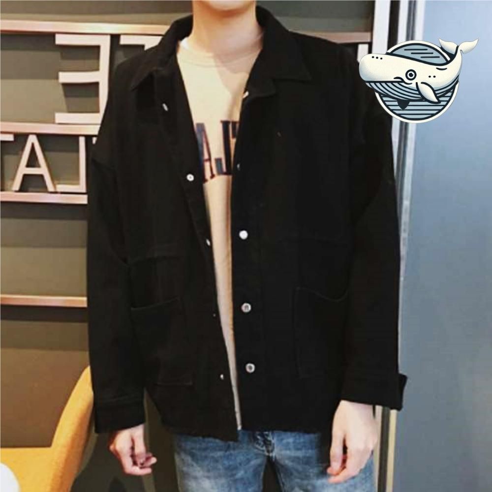 캐주얼 블랙 아우터 점퍼 데일리 트렌드 자켓