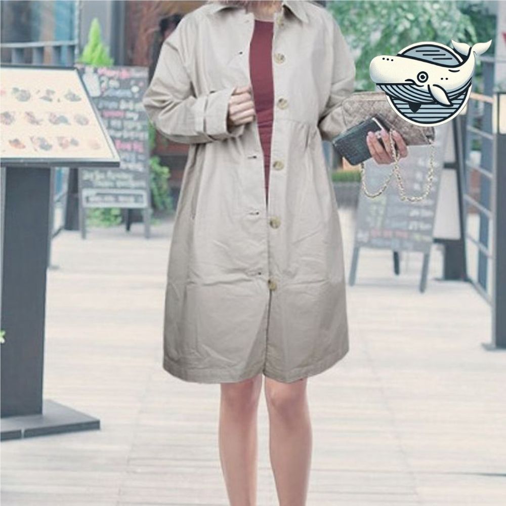 가볍고 스타일리시한 여성 트렌치 자켓 두 가지