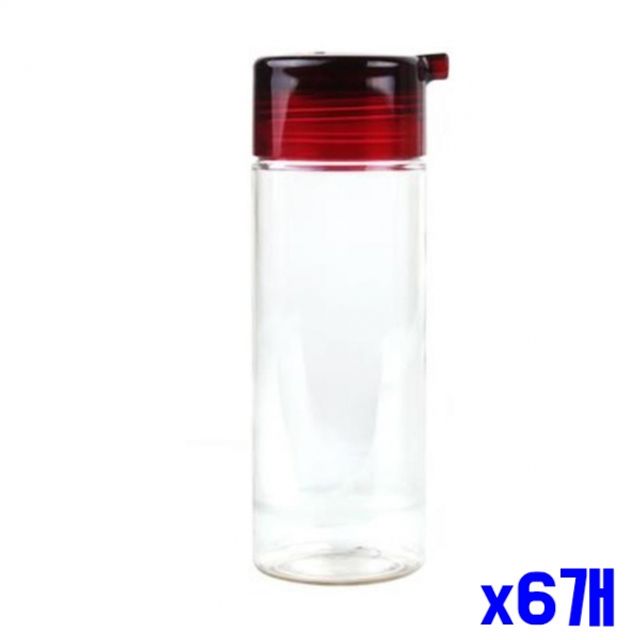 투명 눈금 간장병 300ml x6개 양념용기 소스통 소스병
