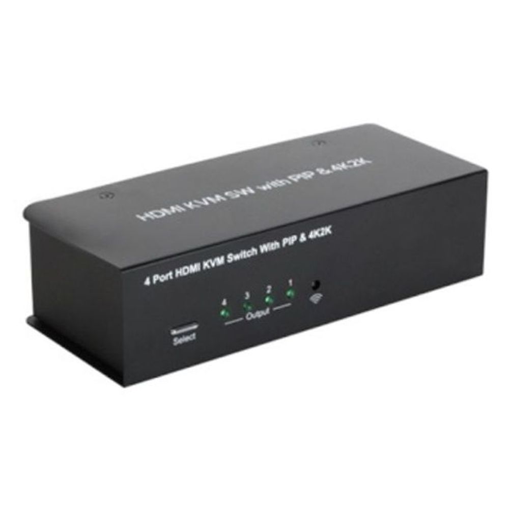 NM-HK04P HDMI KVM스위치 4대1 USB 케이블포함