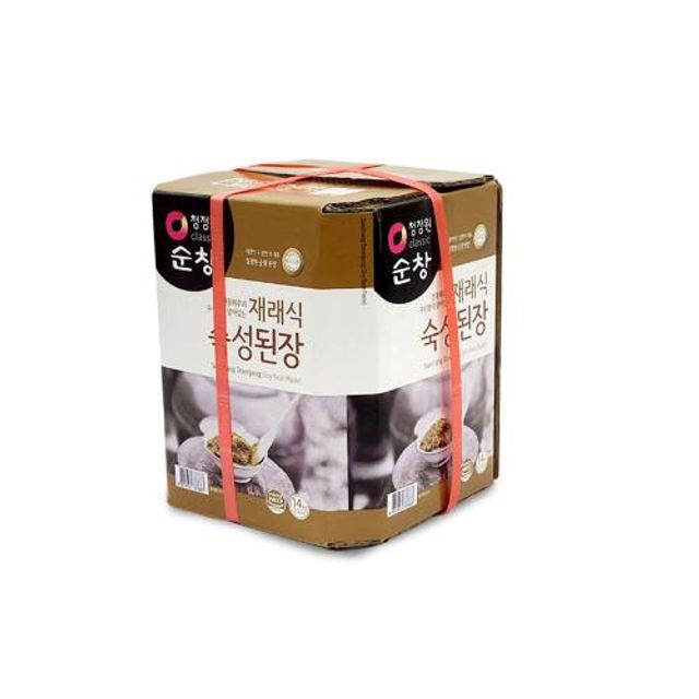 청정원 순창 재래식 숙성된잔 14kg 대용량 된장