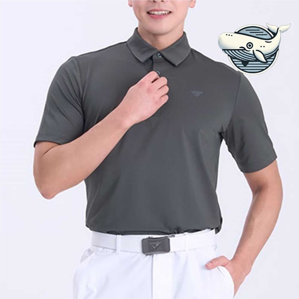 스포티한 카라 반팔티 기능성 레귤러핏 남성용