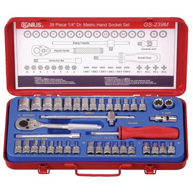 GS-239M 지니어스핸드소켓핸드소켓세트 1SET GS-239