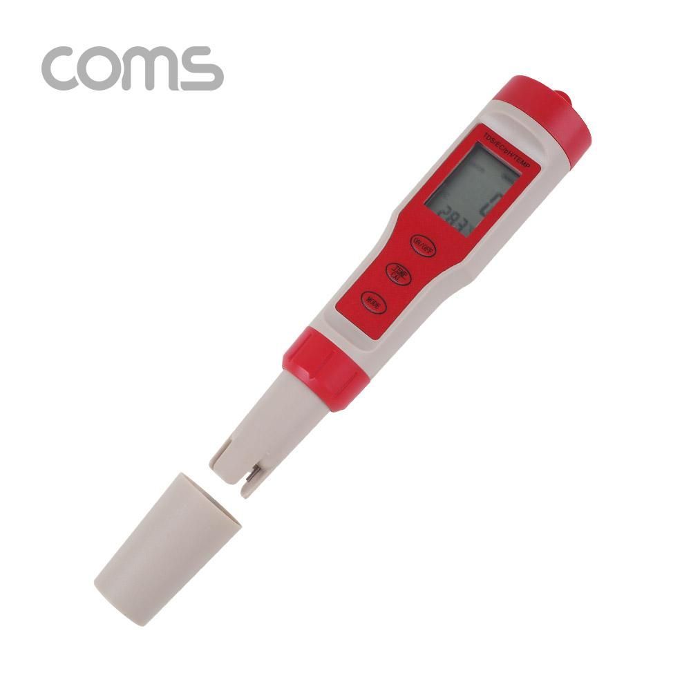 Coms 수질 농도 테스터기 측정기(PHTDSEC온도 측정)