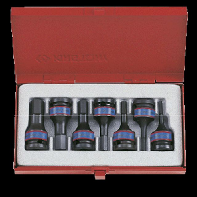 KINGTONY 임팩육각비트소켓렌치세트 4407MP 1/2DRx