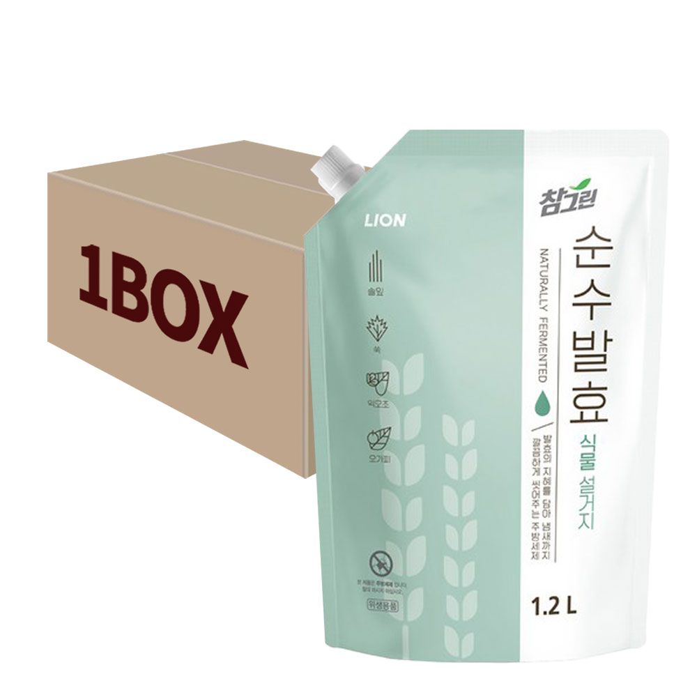 참그린 순수발효 식물 설거지 리필 1.2L 10입
