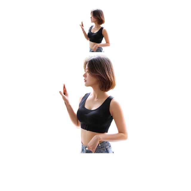 부드럽고 편안한 착용감의 여성 심리스 브라탑 X 2벌