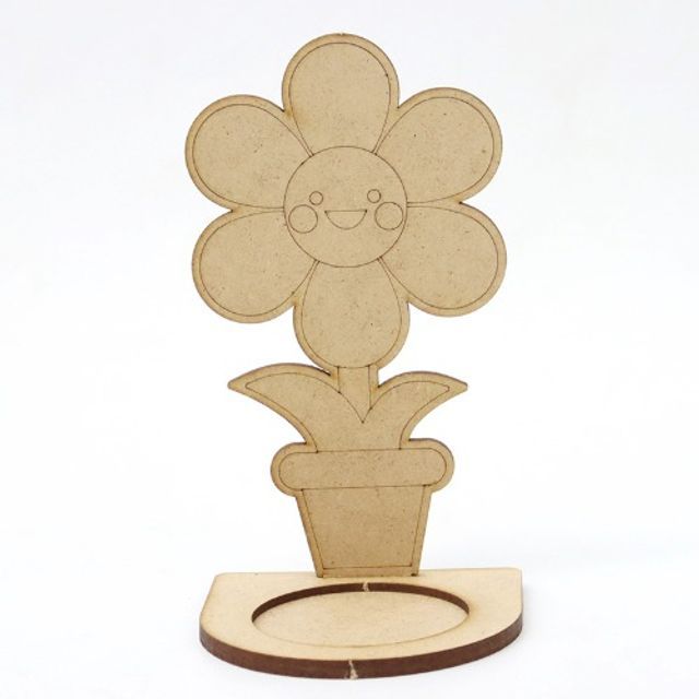 우드공예 MDF DIY 우드 새싹키우기 (해피꽃) 열개