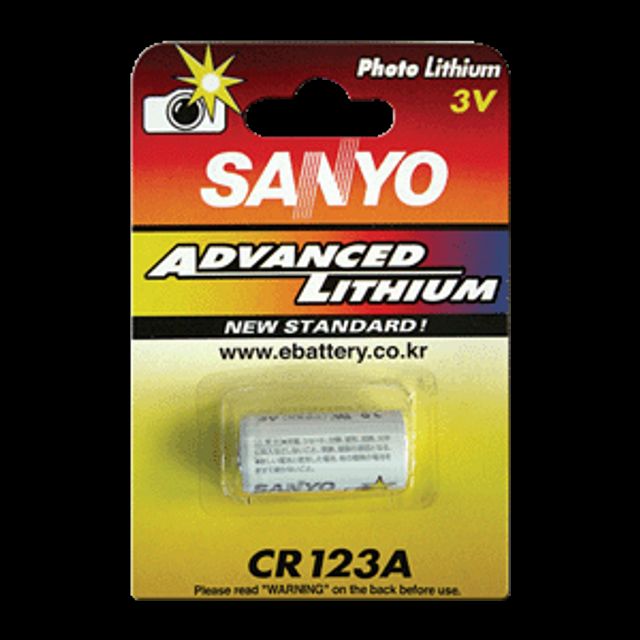 파나소닉 리튬건전지(카메라용) CR-123A 3V (10)EA